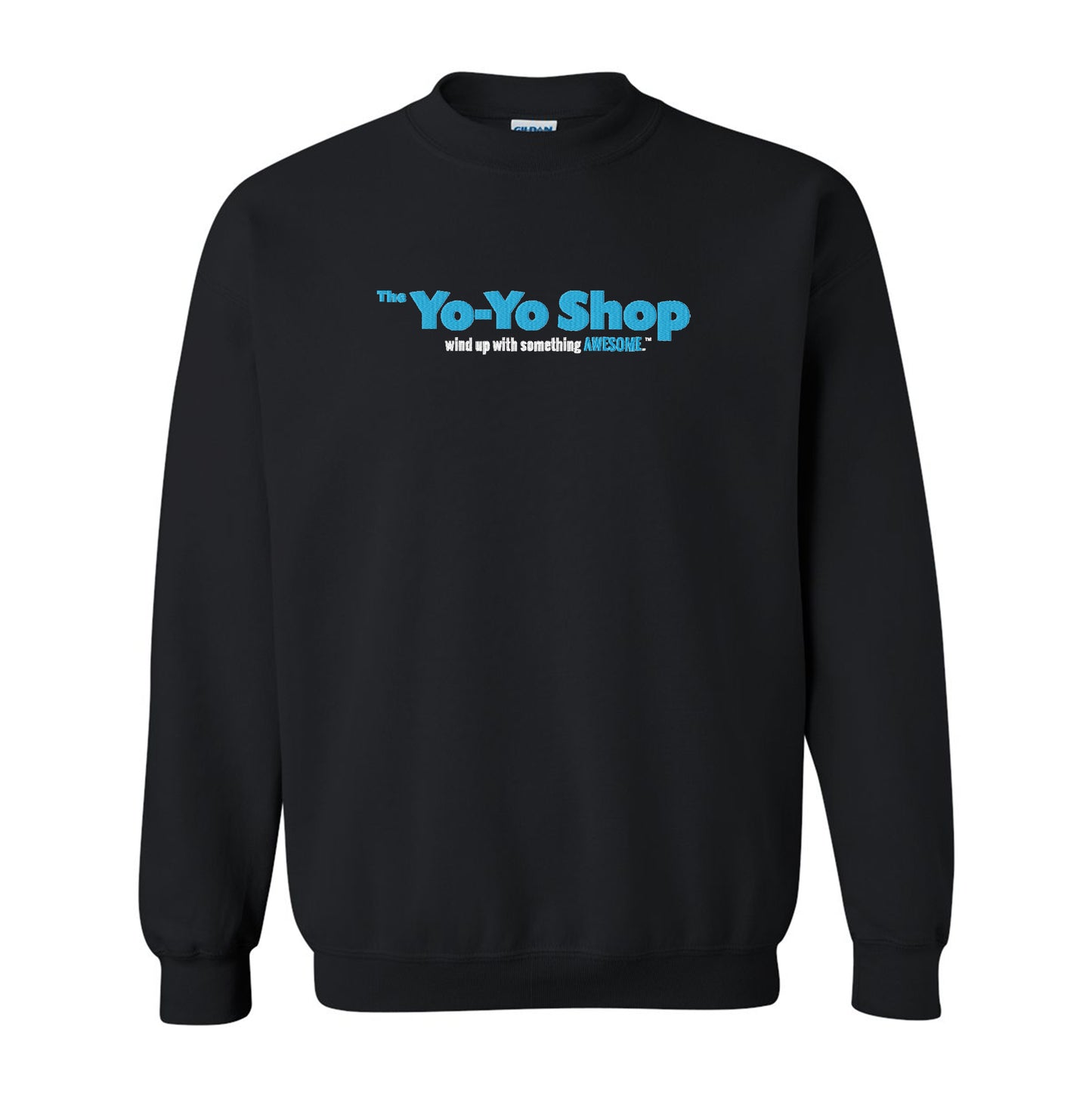 The Yo-Yo Shop - Embroidered Wordmark Crewneck